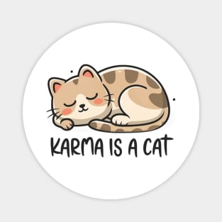 Karma Is A Cat Magnet